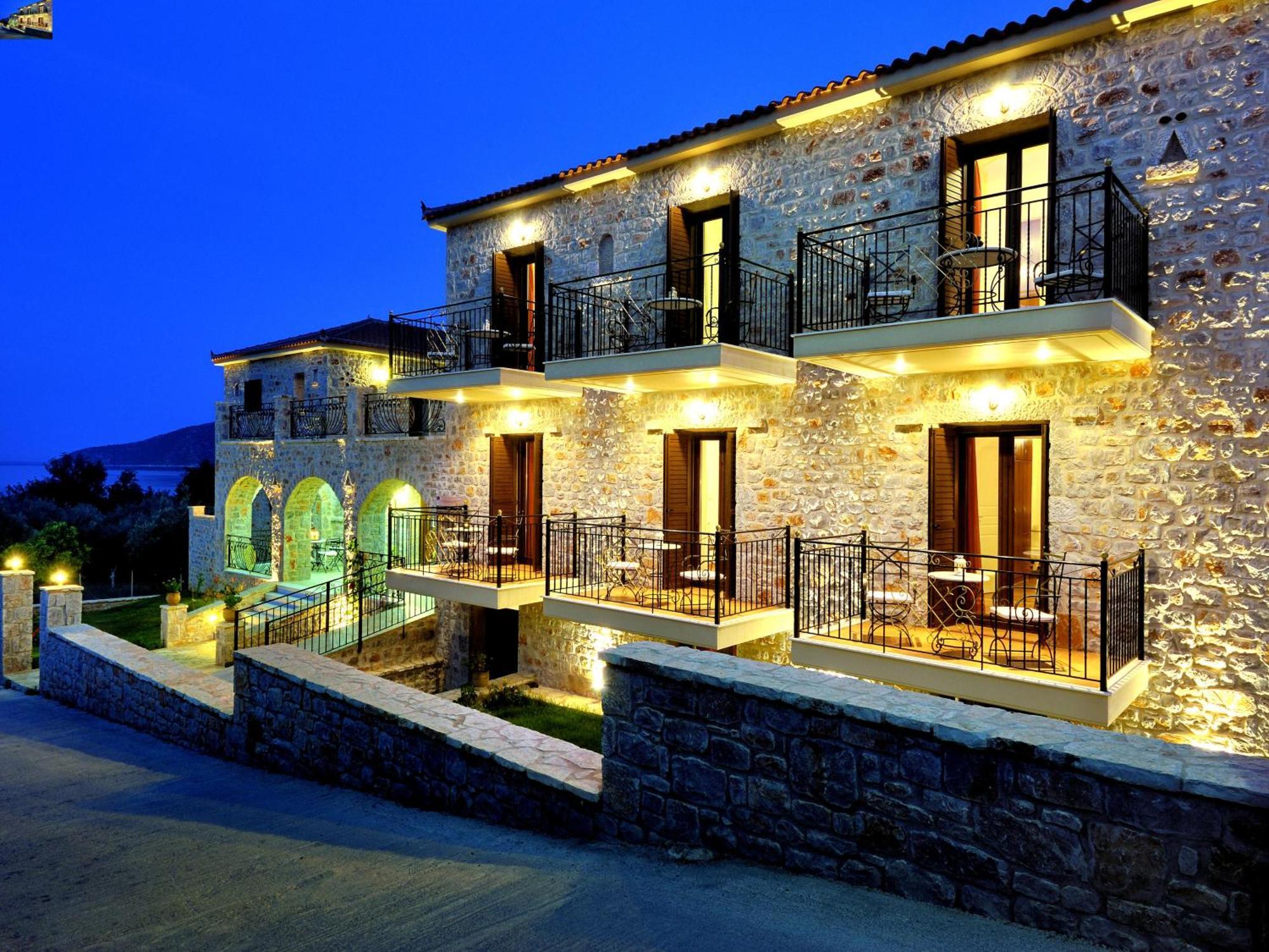 Byzantinon Hotel Leonídio Kültér fotó